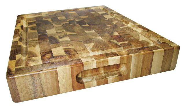 Art.nr.61-8434 Slakterblokk Akasie 360x290x50mm
