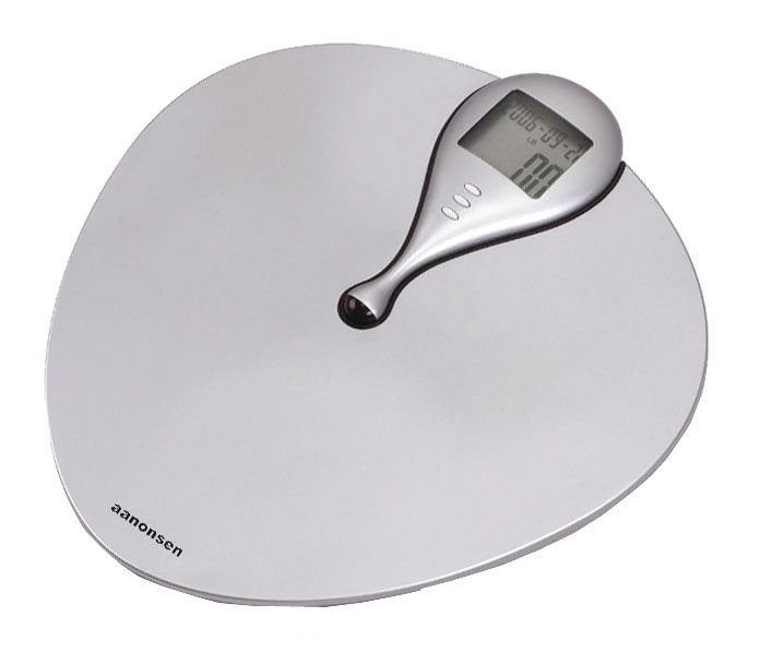 Art.nr.32-7308 "Body Fat" vekt 150kg/100g vegghengt display - Trådløst