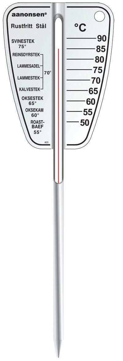 Art.nr. 44-106 Steketermometer flat
