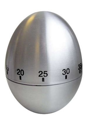 Art.nr.54-62 Timeur egg - mekanisk - stål