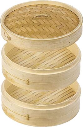 Art.nr.37-406 Bambus Dampkoker 20cm