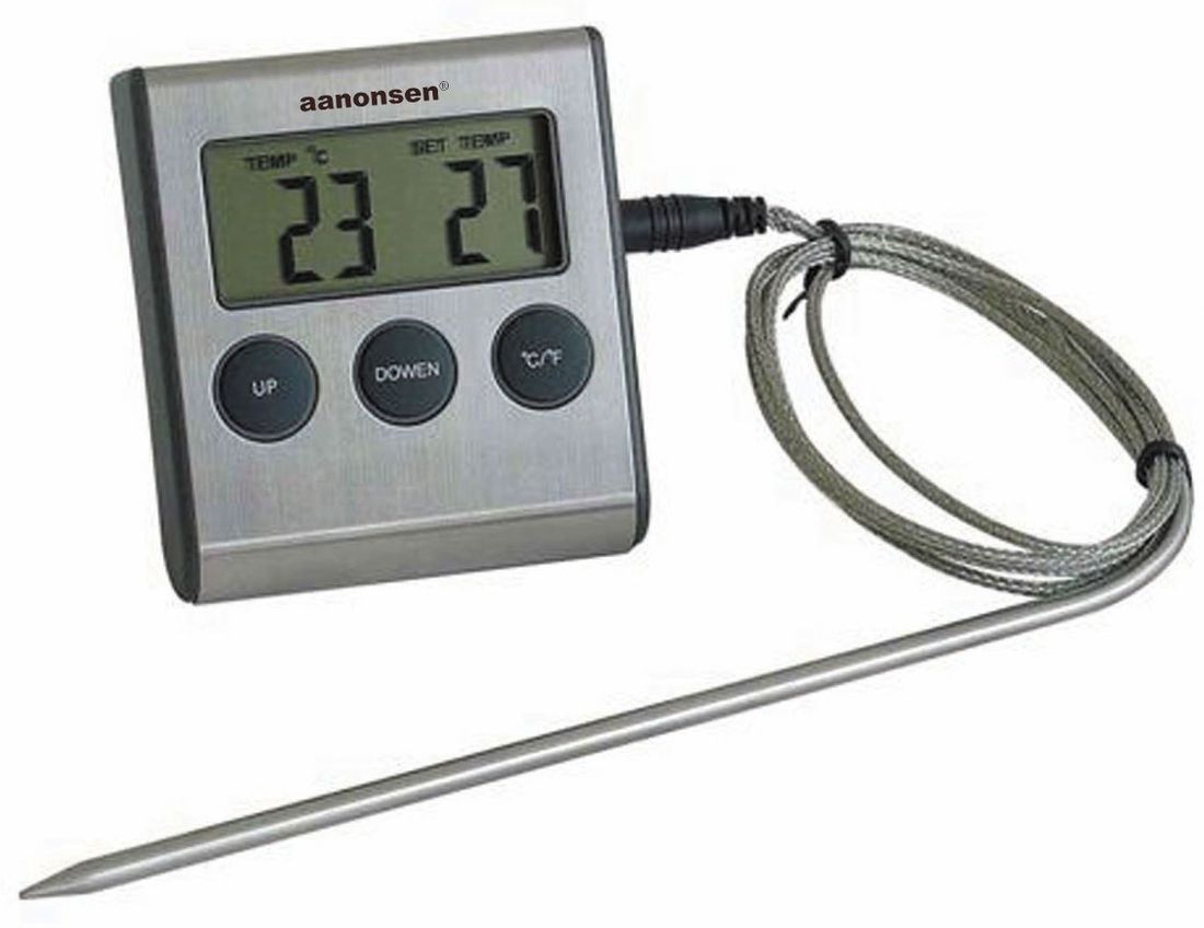 Art.nr. 48-2205 Digitalt steketermometer m/timeur