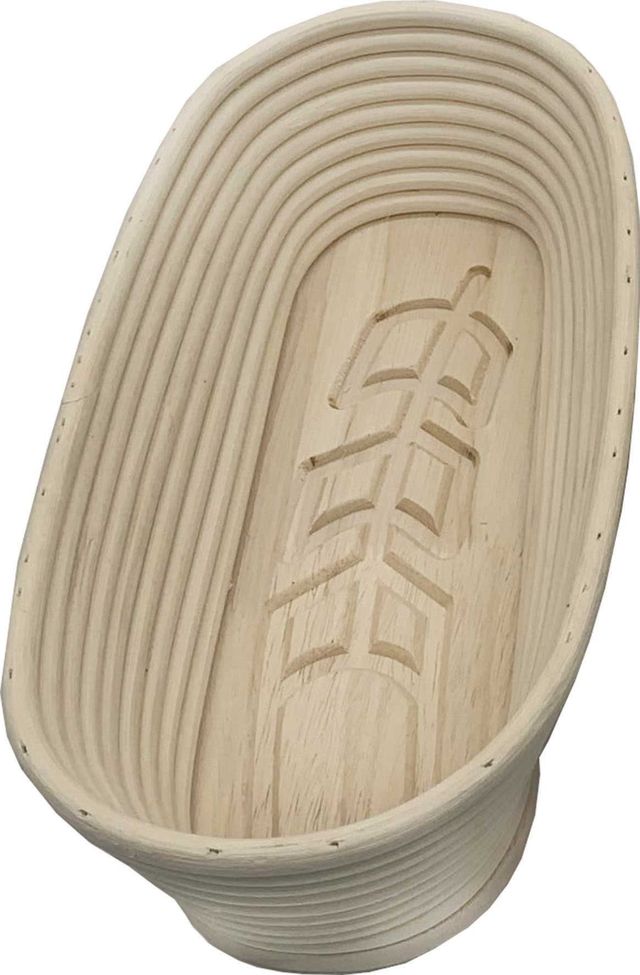 Art.nr.29-1602 Hevekurv oval med duk 30x16x8cm