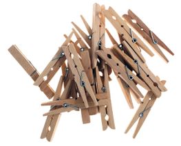 Art.nr. 30-3 Klesklyper i tre 90mm 24pk