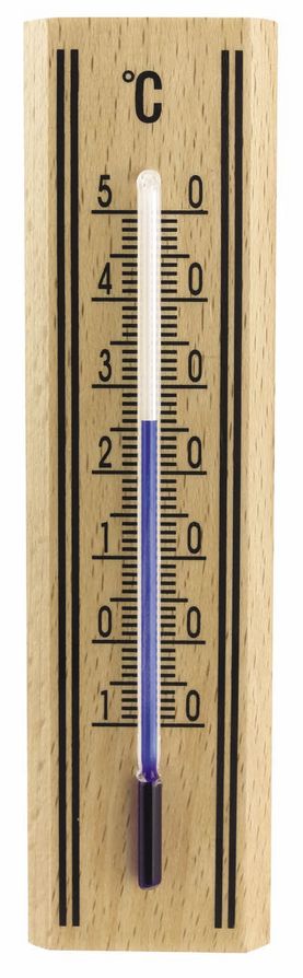 Art.nr. 40-1 Innetermometer i lønn 13x3,5cm