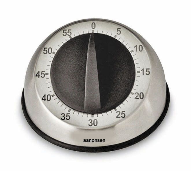Art.nr. 54-964 60 min Mekanisk timeur - stål