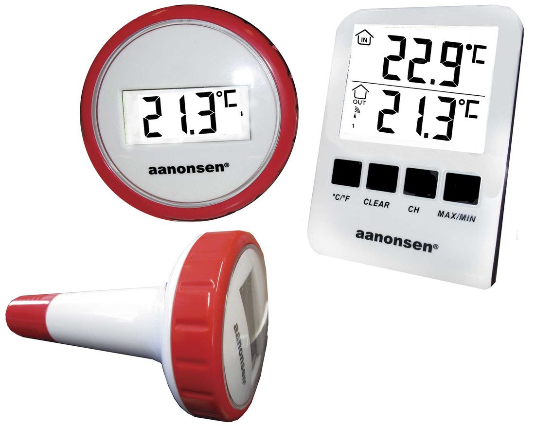 Art.nr.48-212 Badetermometer - trådløs digitalt
