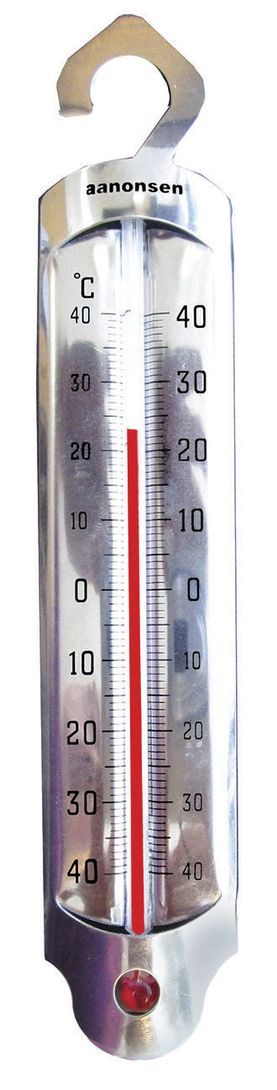 Art.nr. 44-105 Kjøl/frystermometer i stål m/sugekopp