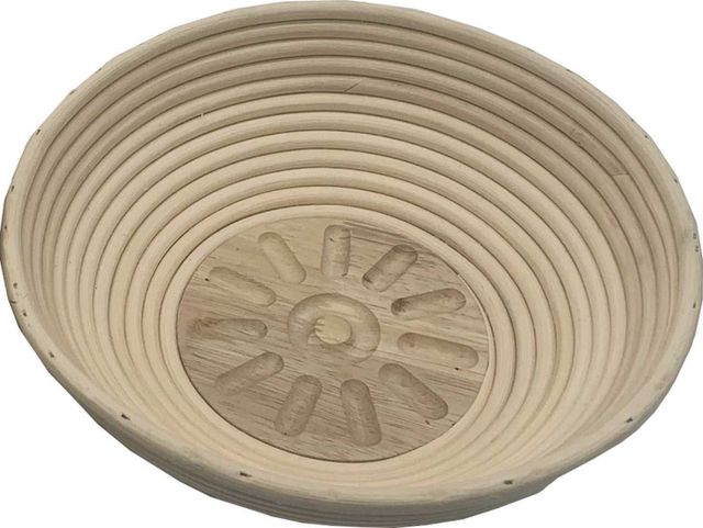 Art.nr.29-1604 Hevekurv rund med duk 23x8,5 cm