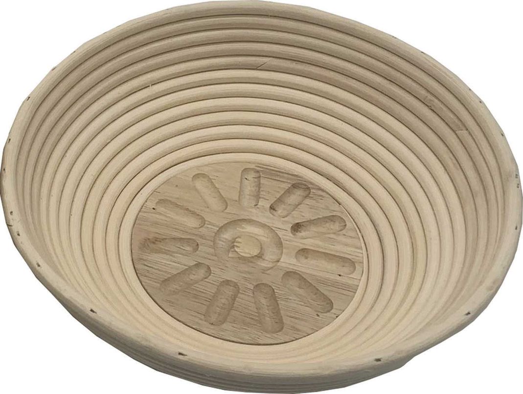 Art.nr.29-1604 Hevekurv rund med duk 23x9cm